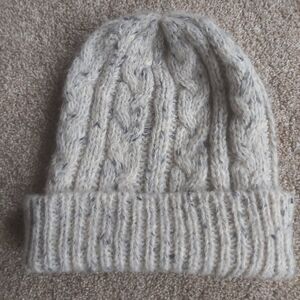 Joe Fresh Grey And Blue Speckled Knit Winter Hat